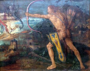 Hércules en lucha contra las aves estinfálidas